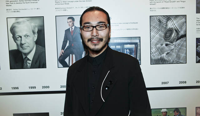 <strong>170years DORMEUIL PARTY｜ドーメル</strong>　シューズデザイナーの舘鼻則孝氏。