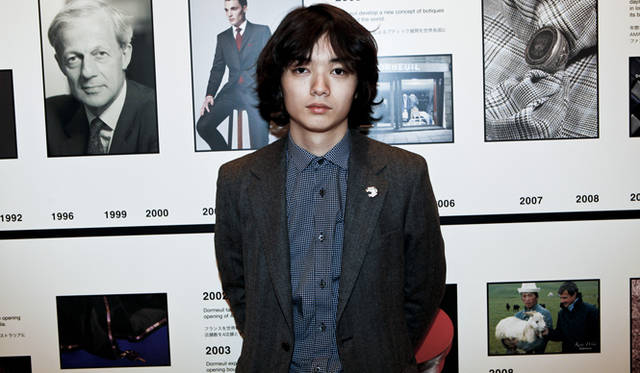 <strong>170years DORMEUIL PARTY｜ドーメル</strong>　染谷 将太氏。