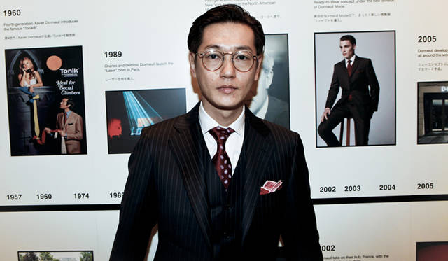 <strong>170years DORMEUIL PARTY｜ドーメル</strong>　ARATA氏。