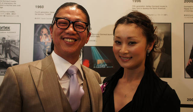 <strong>170years DORMEUIL PARTY｜ドーメル</strong>　「ワコマリア」森敦彦氏と雅姫氏。