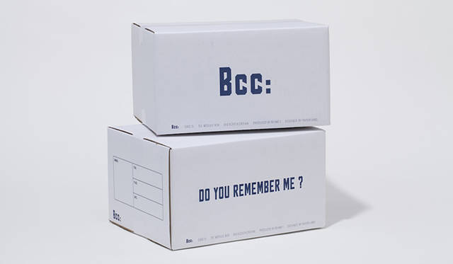 <strong>BEAMS T </strong>　 PAPIER LABO.×BEAMS T新プロジェクト「Bcc:」　「TEE MODULE BOX」1575円（1セット3枚組／サイズ280×360×200mm）