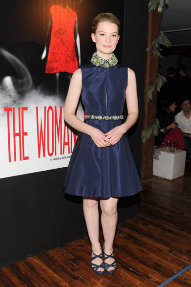 <strong>MIU MIU│ミュウミュウ　ニューヨークで『THE WOMAN DRESS』プレミア上映会を開催</strong><br />Mia Wasikowska（ミア・ワシコウスカ）[女優]