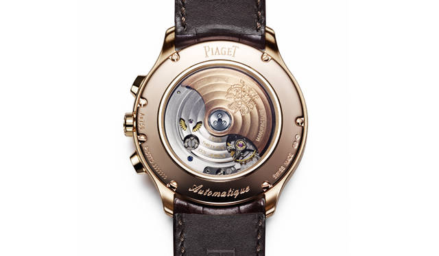 <strong>PIAGET｜ピアジェ</strong>  「ピアジェ グベナー クロノグラフ ピンクゴールド 43mm」 383万2500円（予価）、入荷時期未定。