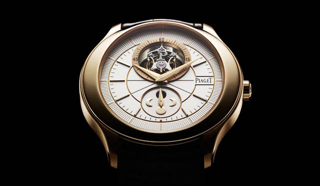 <strong>PIAGET｜ピアジェ</strong> 「ピアジェ グベナー トゥールビヨン ピンクゴールド 43mm」 1827万円（予価）、入荷時期未定。