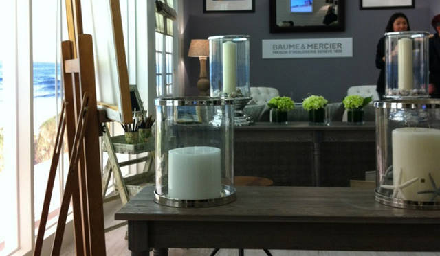 <strong>BAUME & MERCIER｜ボーム＆メルシエ</strong> 展示ブース。