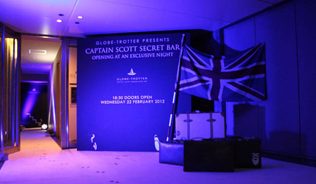 <strong>GLOBE-TROTTER｜グローブ・トロッター</strong>　一夜限定オープンの「キャプテン・スコット シークレットバー」