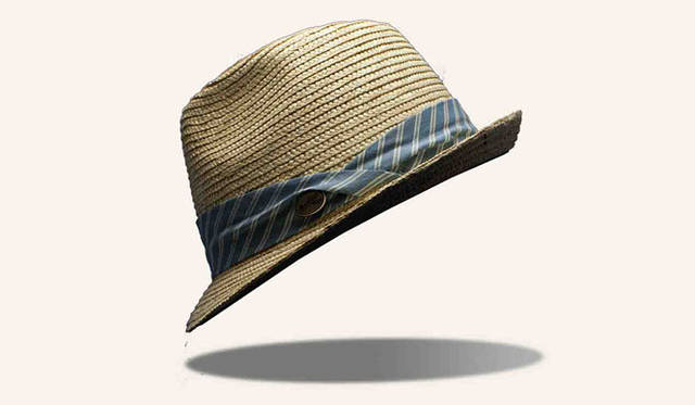 <strong>Borsalino｜ボルサリーノ</strong>　「Borsalino1857」　Melange Straw Braids Hat 1万5750円
