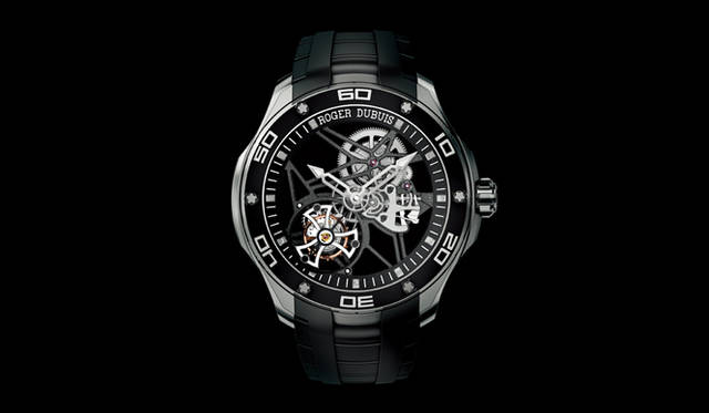 <strong>ROGER DUBUIS｜ロジェ・デュブイ</strong> 「パルジョン フライングトゥールビヨン スケルトン」 1155万円（予価）、今冬発売予定。