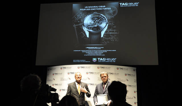 <strong>TAG HEUER｜タグ・ホイヤー</strong> 展示会場にて。