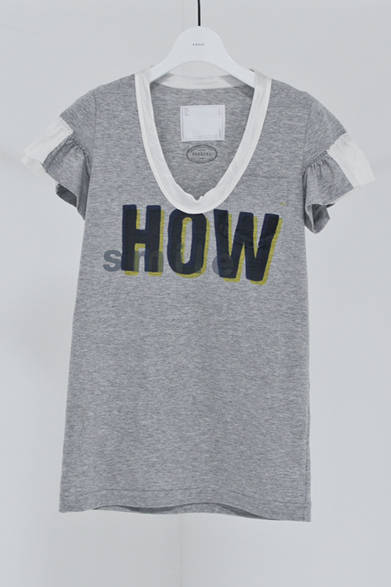 <strong>sacai│サカイ　『ドーバーストリートマーケット ギンザ コム デ ギャルソン』ショップインショップ</strong>　Tシャツ　1万3650円