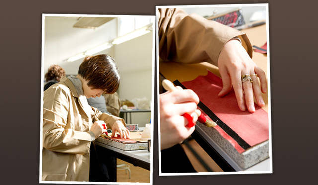 <strong>BOTTEGA VENETA│ボッテガ・ヴェネタ</strong>　１月から４月までのあいだ、実践的なクラスを受ける日々がつづく。週に2回、語学サポートを強化するためにイタリア語のクラスも追加。