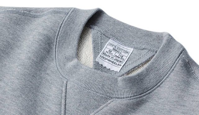 <strong>LOOPWHEELER｜ループウィラー</strong>　LW01 無地丸胴セットインスリーブ スウェット 1万4700円