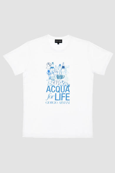 <strong>EMPORIO ARMANI│エンポリオ アルマーニ</strong>  「ACQUA FOR LIFE PROJECT」　メンズTシャツ 6600円