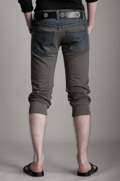 <strong>SCHORL｜ショール</strong>　「Used×SCHORL」Used Denim Pants×Sweat Pants“Remake Half Pants” 3万9900円