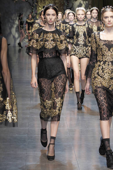 <strong>DOLCE&GABBANA｜ドルチェ＆ガッバーナ</strong>　2012-13年秋冬コレクション速報