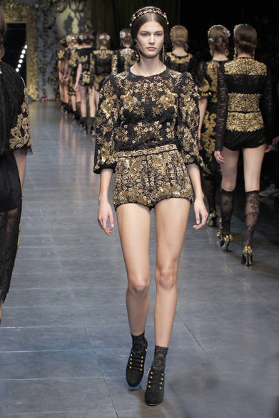 <strong>DOLCE&GABBANA｜ドルチェ＆ガッバーナ</strong>　2012-13年秋冬コレクション速報