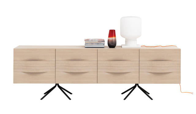 <strong>BoConcept｜ボーコンセプト</strong>　“オタワ”ダイニングコレクション　サイドボード（オーク /マットブラック）27万9500円