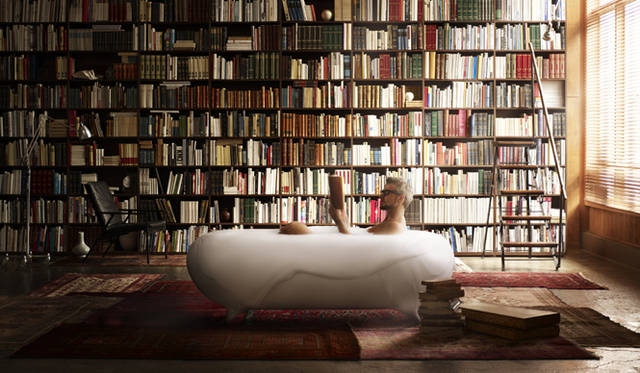 <strong>生活を一変させる可能性を秘めた“泡”！</strong>　書斎で入浴、というスタイルも現実に？