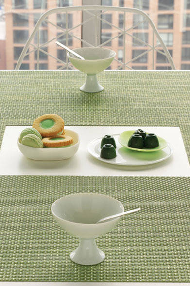 <strong>Chilewich｜チルウィッチ</strong>　Basketweave in Lawn Green