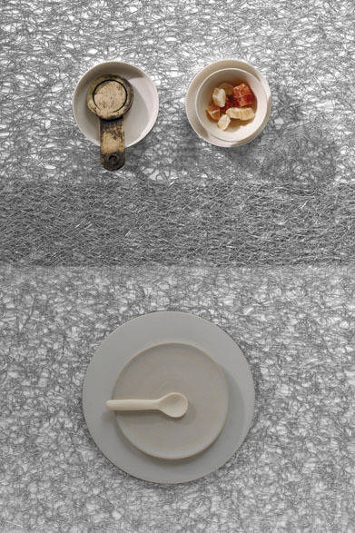 <strong>Chilewich｜チルウィッチ</strong>　table placemats metalliclace silver