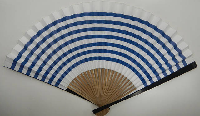 <strong>ABAHOUSE｜アバハウス</strong>　“宮脇賣扇庵 for RECENCY OF MINE”扇子　ボーダー6300円