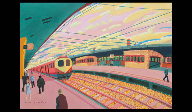 <strong>堀川理万子展</strong>　駅15号