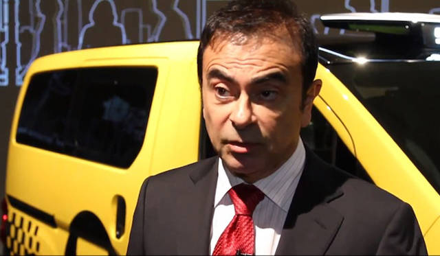 <strong>Taxi of Tomorrow｜14</strong>　発表会に登場した日産のカルロス・ゴーンCEO