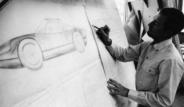 <strong>デザインオフィスのフェルディナンド・アレクサンダー・ポルシェ　1963年</strong>