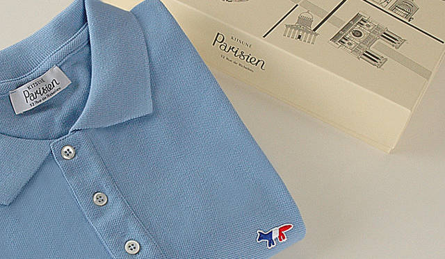 <strong>Kitsuné Parisien｜キツネ パリジャン</strong>　Polo Parisien Polo｜100％ cotton、フランス製 1万9950円