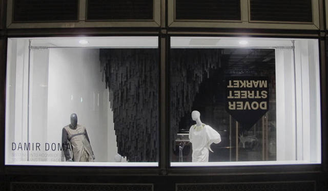 今年の2月にロンドンのドーバー ストリート マーケットで開催されたインスタレーション。