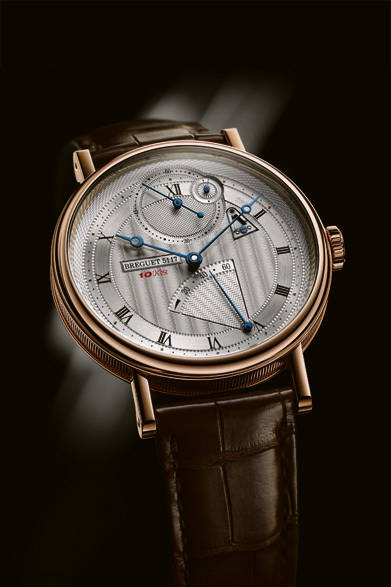 シリコン素材を取り入れたブランドの強みを活かし、今までにない高速振動を実現。2013年発売予定。<br /><br />  <strong>クラシック クロノメトリー 7727</strong><br /> 価格未定<br /> 手巻き、直径41mm、18KRG、2013年入荷予定<br /><br />  ブレゲ ブティック銀座<br /> Tel.03-6254-7211