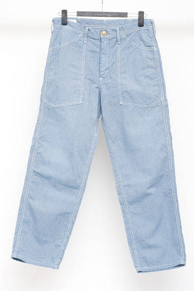 <strong>ESTNATION｜エストネーション</strong>　ヒッコリーパンツ2万7300円（ジ オーバー ワークス ファクトリー フォー エストネーション／エストネーション）