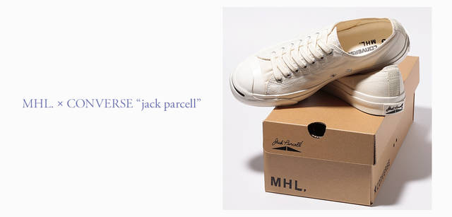 <strong>MARGARET HOWELL｜マーガレット・ハウエル</strong>　コンバース社別注スニーカー（6月発売予定）1万2600円（MHL.）