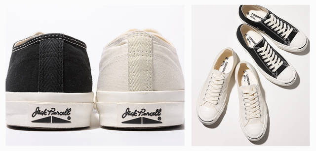 <strong>MARGARET HOWELL｜マーガレット・ハウエル</strong>　コンバース社別注スニーカー（6月発売予定）各1万2600円（MHL.）