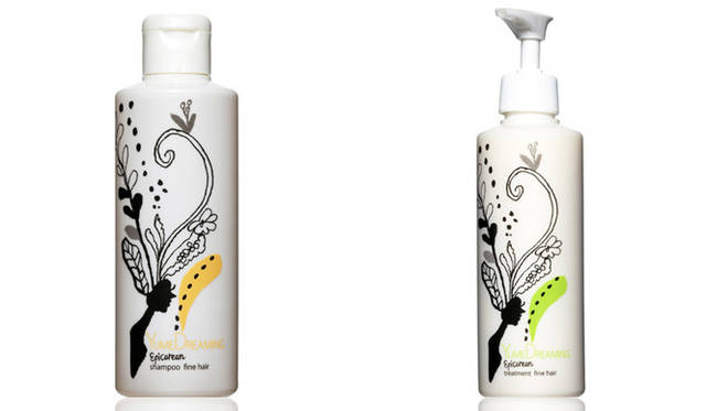 　松浦美穂が提案する、あらたな美へのアプローチ<br /><br />（左）エピキュリアン シャンプー ファインヘア 220mL（細くてコシのない髪質用）　3675円<br />ややさっぱりとした洗い上がりで、からまりやパサつきを抑え、根もとからふんわり立ち上がる若々しい髪に。細くてコシのない髪も、濃厚な植物成分が地肌から毛先までヘルシーに、みずみずしいハリを与えてくれる。<br /><br />（右）エピキュリアン トリートメント ファインヘア 220mL（普通～ダメージヘア用）　3675円<br />水分が逃げやすい細くて傷んだ髪も、ダマスクバラウォーターやオリーブ油などの植物成分で髪から潤いを逃さずキープ。ハリやボリュームがなく、毛先がパサついてまとまりにくい髪質も、軽めのテクスチャーで潤いを与え、さらっとしなやかなコシのある仕上がりに。洗い流さないトリートメントとしてもお薦め。