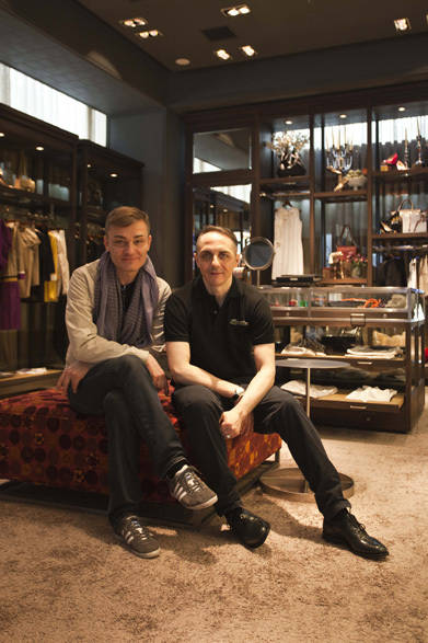 <strong>AQUILANO・RIMONDI｜アキラーノ・リモンディ</strong>　デザイナーの、トマソ・アキラーノとロベルト・リモンディ