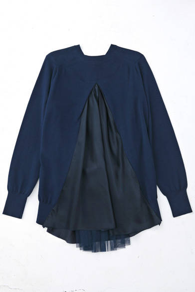 　期間限定カスタマイズサービス“Let’s Play Around”<br />キュプラ付きカーディガン　3万6750円