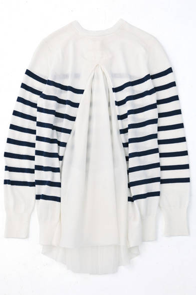 　期間限定カスタマイズサービス“Let’s Play Around”<br />ボーダーカーディガン　4万950円