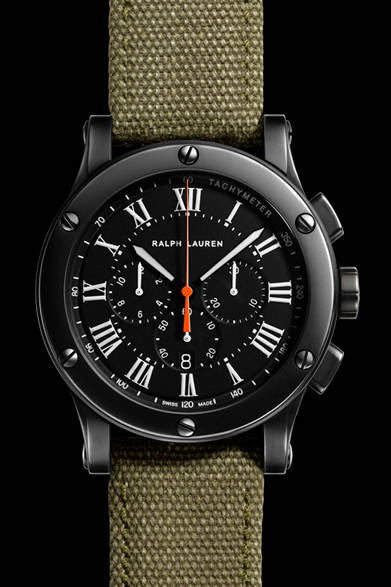 <strong>RALPH LAUREN｜ラルフ ローレン</strong> スポーティング コレクション クロノグラフ モデル サファリ RL67 45mm<br />価格｜89万3550円