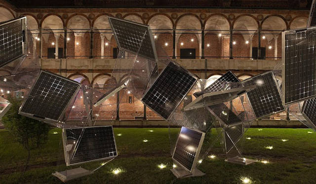 <strong>Panasonic｜パナソニック</strong>　ミラノサローネ2012「Photosynthesis - 光合成 -」　昼と夜ちがった表情をもつ空間