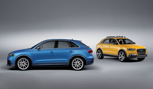 左｜<strong>Audi RS Q3 Concept｜アウディ RS Q3 コンセプト</strong>　右｜<strong>Audi Q3 jinlong yufeng｜Audi Q3 金龍馭風</strong>