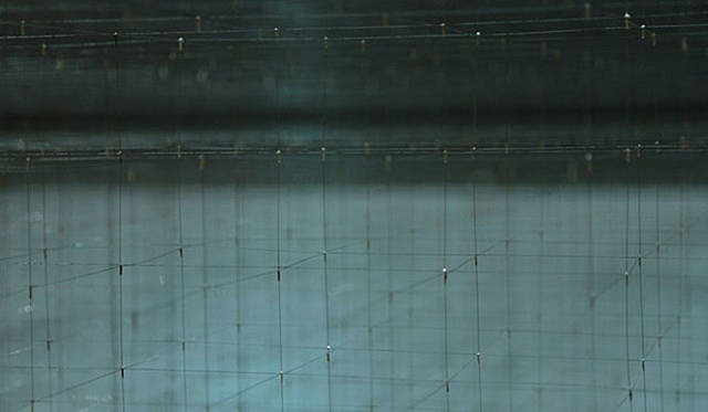 <strong>Canon｜キヤノン</strong>　ミラノサローネ2012「NEOREAL IN THE FOREST」　実際に森に存在する物ではなく、あえて人工物で、森の神秘的な“静”の面を表現