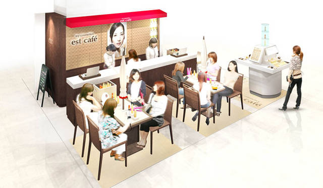 <strong>Shibuya Hikarie ShinQs｜渋谷ヒカリエ シンクス</strong>　地下1階　トライ コスメティクス エスト カフェ