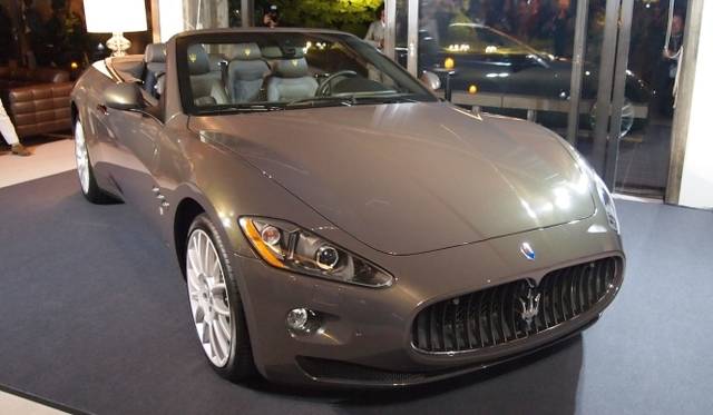 <strong>Maserati GranCabrio FENDI｜マセラティ グランカブリオ フェンディ</strong>　イタリア大使館にて公開されたデモカー