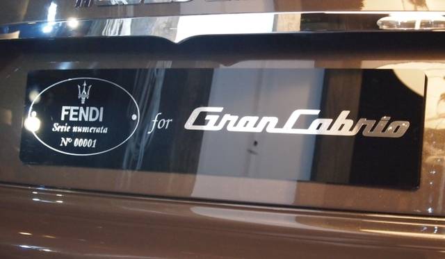 <strong>Maserati GranCabrio FENDI｜マセラティ グランカブリオ フェンディ</strong>　イタリア大使館にて公開されたデモカー