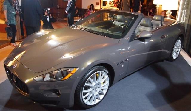 <strong>Maserati GranCabrio FENDI｜マセラティ グランカブリオ フェンディ</strong>　イタリア大使館にて公開されたデモカー