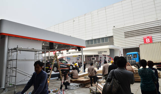 北京国際モーターショー 公開前日の風景