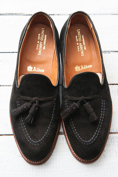 <strong>UNITED ARROWS｜ユナイテッドアローズ</strong>　タッセルローファー7万1400円（オールデン／ユナイテッドアローズ 原宿本店 メンズ館）