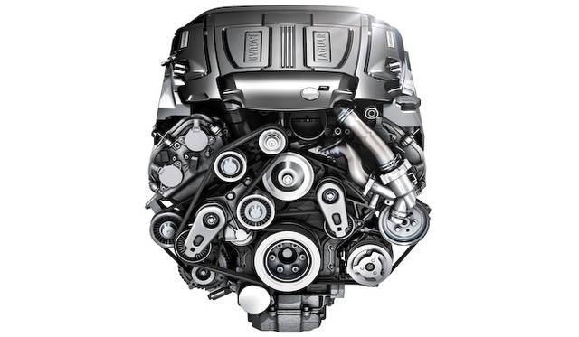 380ps版がFタイプに、340ps版がXJやXFに搭載される、3.0リッターV型6気筒スーパーチャージャーエンジン