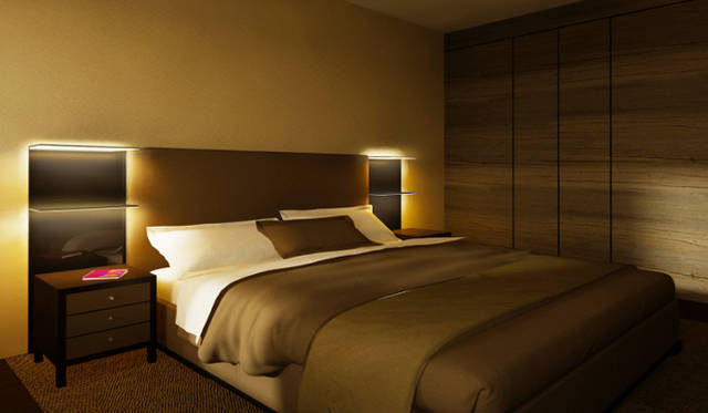 <strong>Lumiotec</strong>　（設置例）　ベッドルーム